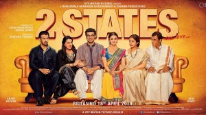 The promotional poster for 2 States.