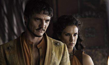 Pedro Pascal and Indira Varma in Game of Thrones. (Photo Credit: HBO)