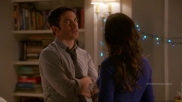 I think the fake flirting did the trick -- Danny's definitely suspicious. 