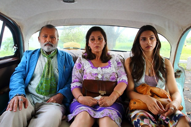 Pankaj Kapoor, Dimple Kapadia and Deepika Padukone in Finding Fanny.