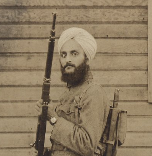 Dr Bhagat Singh Thind was one of the first Indians to enlist with the United States Army in 1917. He settled in California after arriving in America in 1913. Dr Thind is among Indian soldiers remembered in a new research project for the US World War I Centennial Commission (Photo courtesy of David Singh & South Asian American Digital Archives)